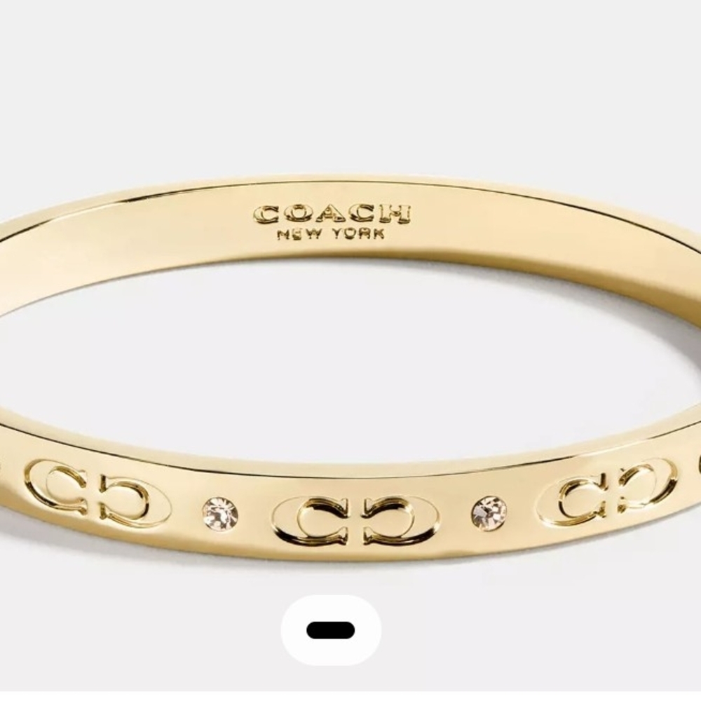 Coach Gold Bangle Bracelet
